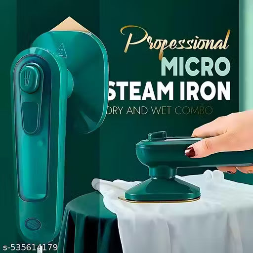 Portable Handheld Steam Iron Machine, Ironing Mini Handheld Press Support Dry And Wet Cloths
