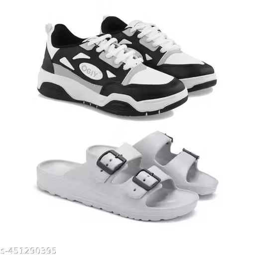 PENNEN Shoes For Men | Super Soft Stylish Shoes Comfortable Regular Wear (PACK OF 2)